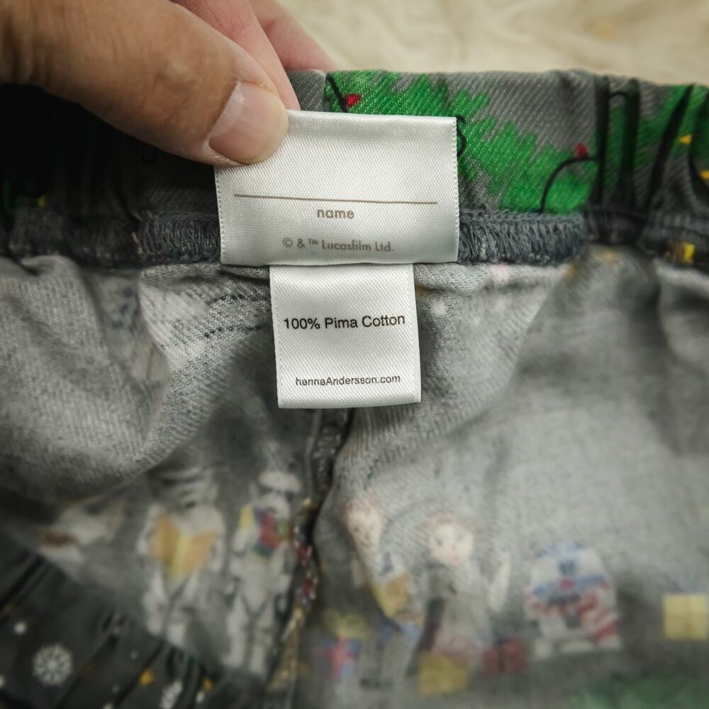 Hanna Andersson Star Wars Size Medium M Darth Vader Character Print Pajama Pants - Picture 6 of 9